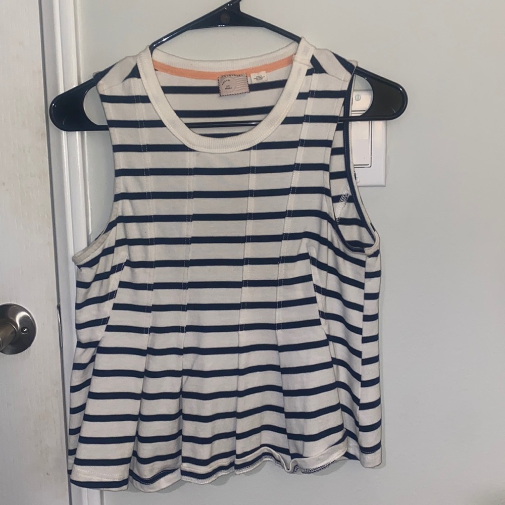 Anthropologie peplum tank top